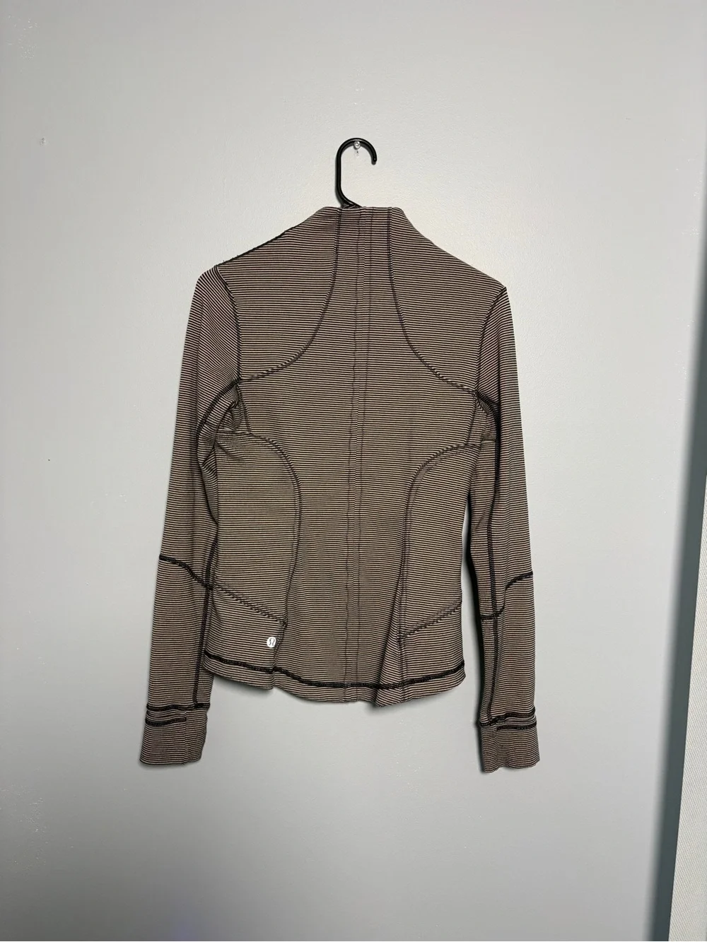lululemon athletica Brown Zip-Up Utility Jacket